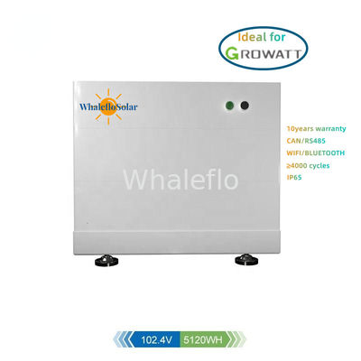 Growatt HV Batteries OEM Factory 5.12KWH Lithium LiFePO4 Battery For Solar Energy System