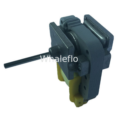 Whaleflo 220 voltage 8w refrigerator freezer fan motor refrigerator cooling motor 4.5cm shaft lenth 0.4cm diameter