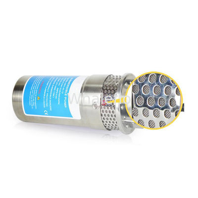 Whaleflo Flow 8/12/20LPM 12V/24V DC Submersible Solar Energy Water Pump for Outdoor Garden Deep Well Car Wash