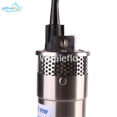Whaleflo 24V dc solar water pump dc solar submersible pump with lift rate 100m and flow rate 12L/M for irrigation