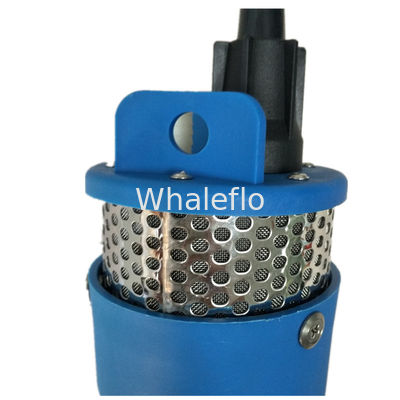 Whalelfo blue plastic 105-110PSI 12v dc portable submersible deep well solar pump for irrigation