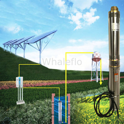 Whaleflo 4SC24-35 2hp dc motor solar powered submersible water pumps pond water pump