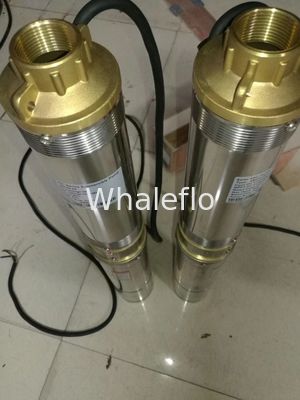 Whaleflo3SH1.5/14-0.37 Stainless Steel solar powered Brushless submersible deep well water pumps 370W rated flow1.5ton/H
