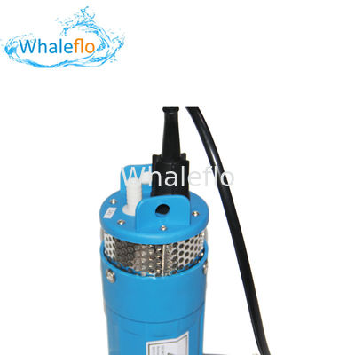 DC 12V/24V Borehole Solar Water Pump 70M Lift Diaphragm Vertical Submersible Outdoor Garden Fountain Deep Well Aquarium