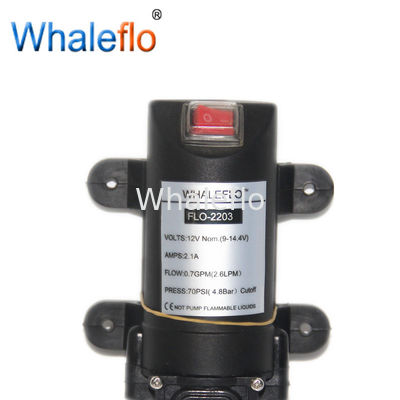 Whaleflo FLO Series Micro  2 Chamber  70psi DC 12V High Pressure Positive Displacement Diaphragm Pump For Saltwater