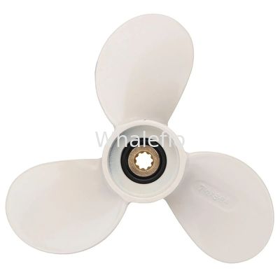 Whaleflo 3 Blade Marine Propellers For Yamaha  4-6HP 6E0-45941-01-EL Aluminum Outboard Propeller 7 1/2x7-BA