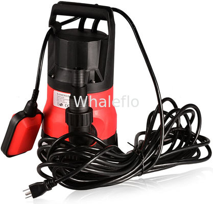 Sump Pump Clean Dirty Water Submersible Pump 400W Pump for Swimming Pool Drain (Red)