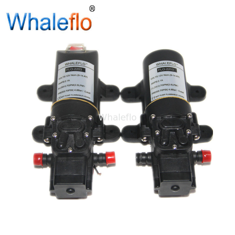 Whaleflo 12v DC 3.1Lpm 70psi agriculture backpack sprayer diaphragm water pump