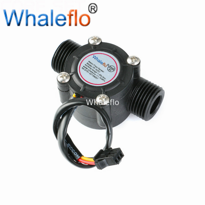 Whaleflo WEL-S201 Hall Effect Water Flow Meter Sensor Water Control 1-30L/min 2.0MPa