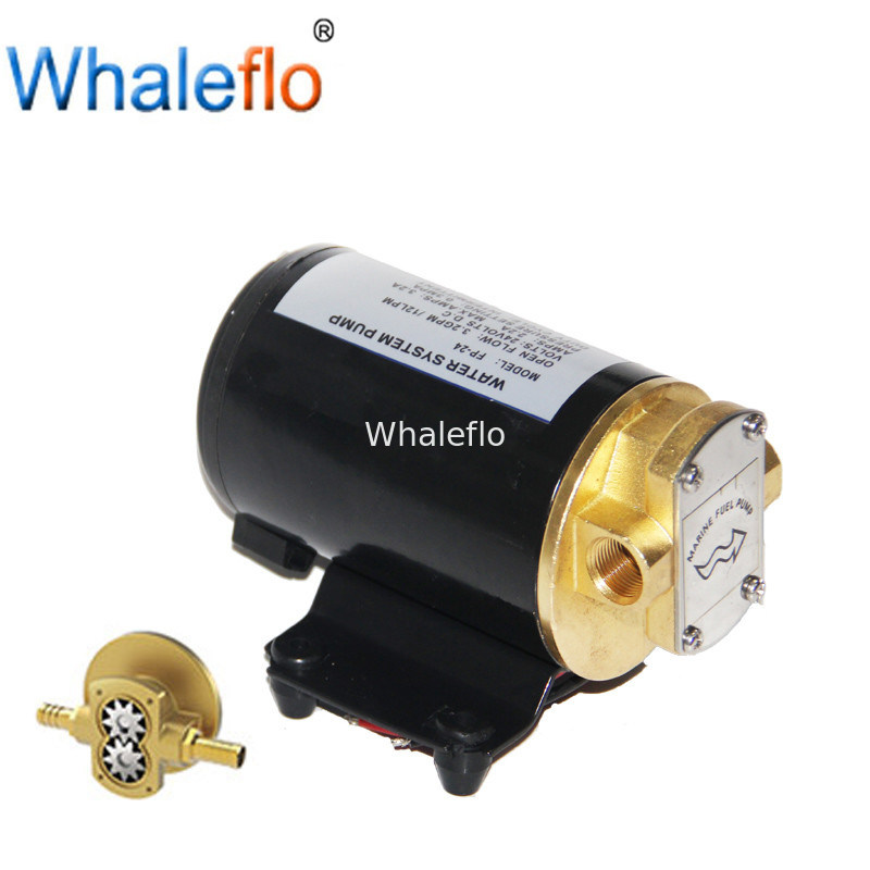 Whaleflo 12v 24v 14LPM electric fuel oil transfer diesel gear pump