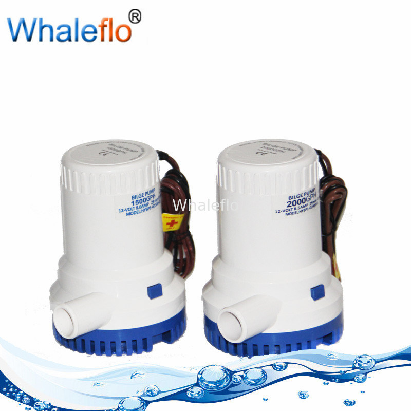 Whaleflo 2000GPH 12V DC Mini Submersible Yacht Boat Manuel Bilge Pump